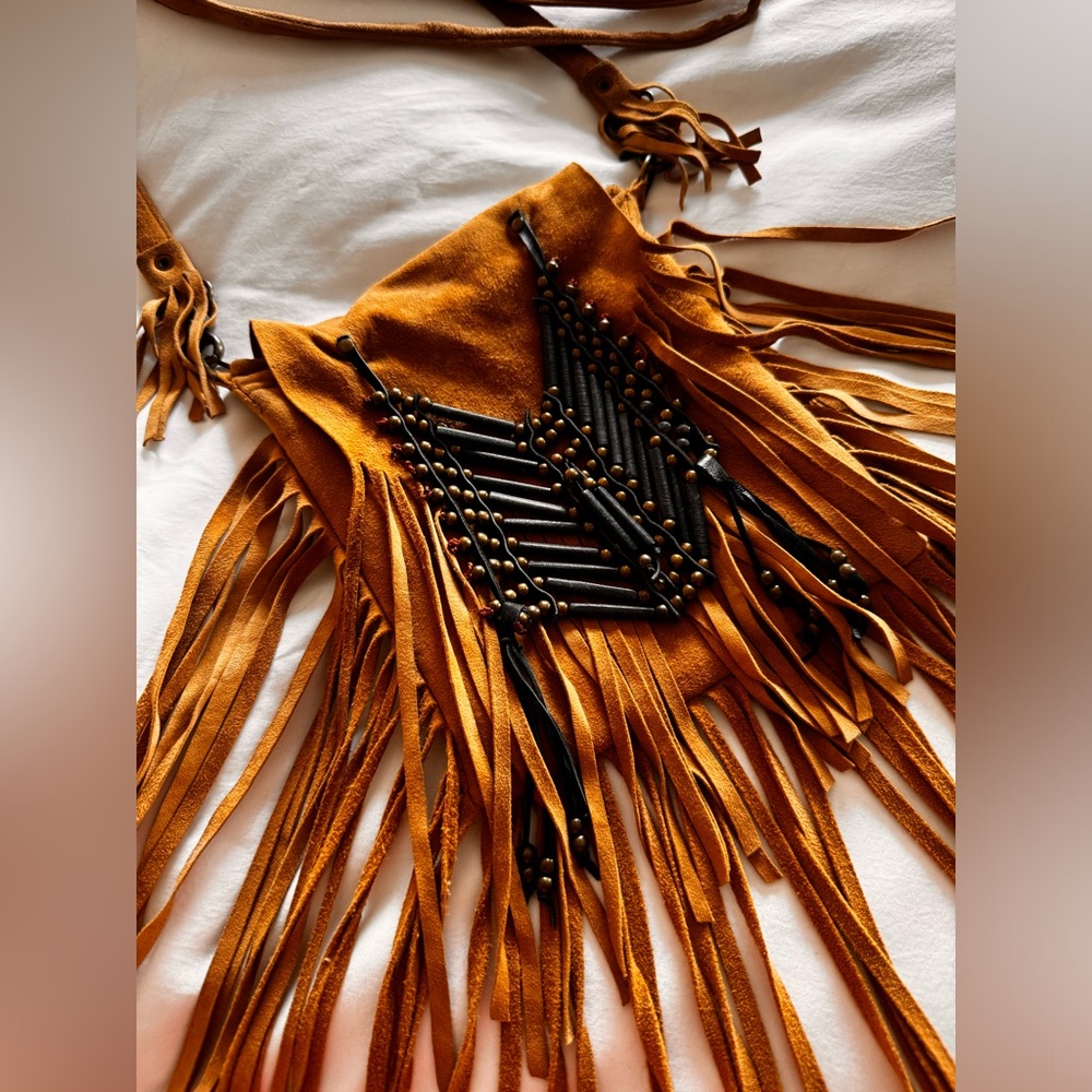 Rare Spell✨ Dreamweaver Bag ✨ Small Suede Fringe Purse